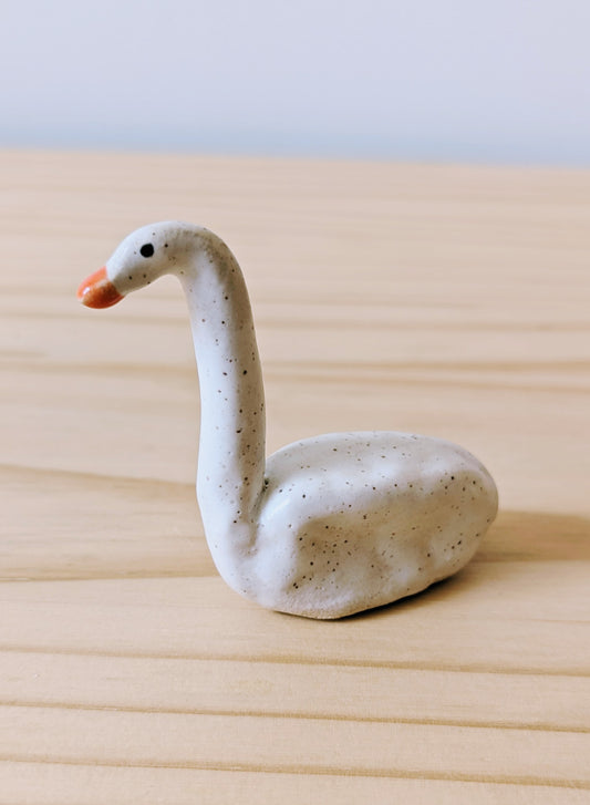 small swan figurine